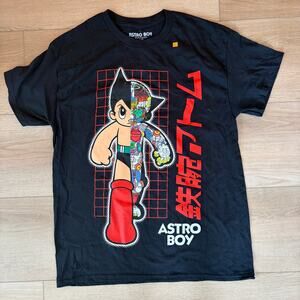 NWT Astro Boy Black Short Sleeve T-Shirt Men’s Size Large NEW